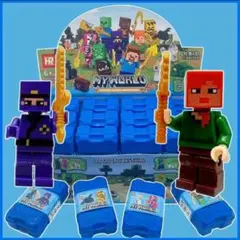 マインクラフト　マイクラ　ミニフィギュア　16体　ケース付　レゴ互換