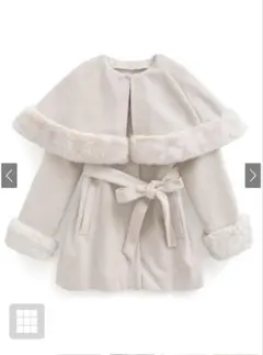 GRL♡マルチWayファーケープ付きショート丈コート♡グレイル