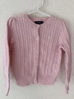 Polo Ralph Lauren ピンクカーディガン4T