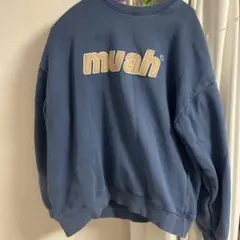 muahmuah スウェット ブルー