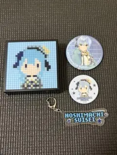 星街すいせい 7th Fes expo スクエア缶バッジ ホロライブ - メルカリ