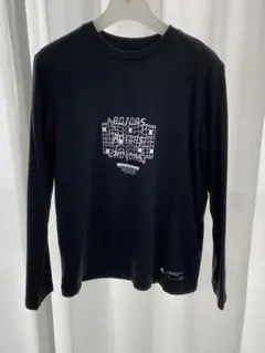 アディダス adidas ロンT プリント S ブラック グラフィック