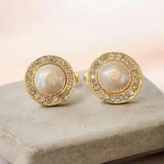 【希少】CHANEL 1984年 ヴィンテージ パール イヤリング ゴールド