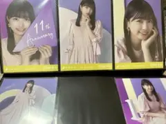 乃木坂46 生写真　11th Anniversary 五百城　茉央　5種