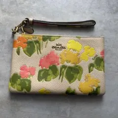 COACH コーチ 花柄 リストレット ポーチのサムネイル