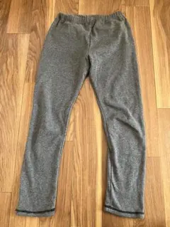 レギンスパンツ裏ボア グレーMotherwaysマザウェイズ140_150cm