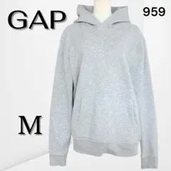 【ギャップ】裏起毛 プルオーバーパーカー 無地 カジュアル ユニセックス M