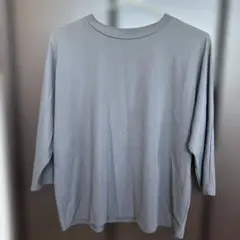 グレー 七分袖 Tシャツ Mサイズ