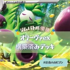 【4/18シティTOP8】オリーヴァex構築済みデッキ　ポケモン回収サイクロン