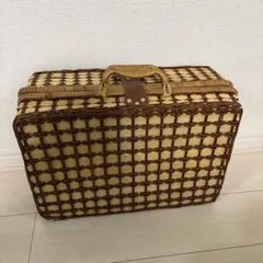 ピクニックバスケット 籐製 編み込み(アンパンマン)