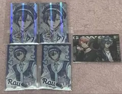 にじさんじ ぎゃうるふ ランダムチェキ風カード レア 小柳ロウ