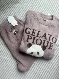 gelatopique ジェラピケ パンダジャガードプルオーバー＆パンツ