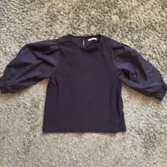 OPAQUE.CLIP バルーンスリーブ ブラック 38/M