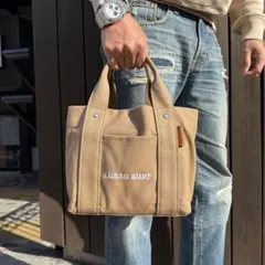 大人気★マルチポケットトートバッグ★ LUSSO SURF キャンバストート