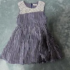 Seraph ストライプ柄 ノースリーブワンピース 120