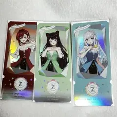 にじさんじ　7周年　チケット風カード　さんばか