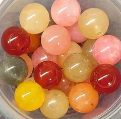 B198　ソルトソースアゲート　塩源瑪瑙　8〜8.5ミリ