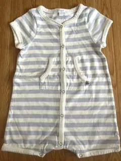 Jacadi Paris ボーダー ロンパース 12M 74cmのサムネイル