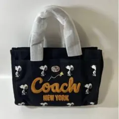 新品・未使用コーチCoach スヌーピー刺繍トートバッグ2way - メルカリ