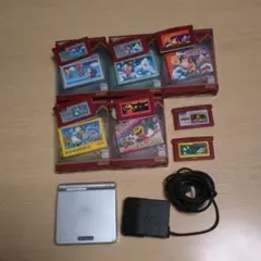ゲームボーイアドバンスSP(本体)+充電器+ソフト7個
