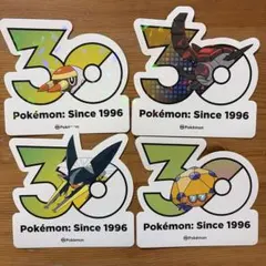 ポケモン 韓国限定 ポケモンストア30周年ロゴステッカーのサムネイル