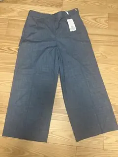 15号　インディヴィ　デニム風　ワイドパンツ