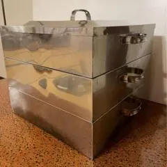 SilverArrow シルバーアロー ステンレス 角蒸し器 せいろ3段 業務用