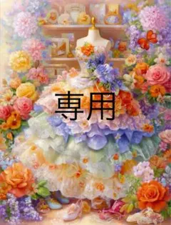 クロスステッチキット ピアノと華麗な花々③(11CT、図案印刷あり