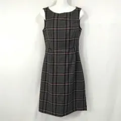 BROOKS BROTHERS ウール チェック ワンピー　S