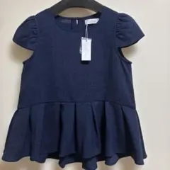 新品　未使用　ペプラムブラウス