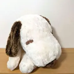 【新品タグ有】スヌーピー　寝そべり超BIGぬいぐるみ　ブラウン