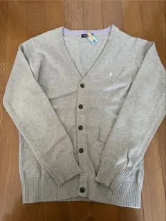 EAST BOY グレー Vネック カーディガン　9号