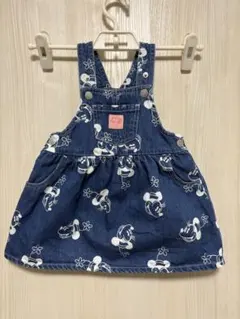 H&M ミッキーマウス ジャンバースカート 12-18M 86センチ
