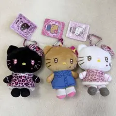 ぎ*す様 ハローキティ ぬいぐるみ マスコットポーチギャル3