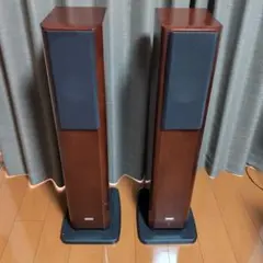 【超美品】ONKYO オンキョースピーカー　D-700F　整備済品　スタンド付 超美品】ONKYO オンキョースピーカー D-700F 整備済品 スタンド付