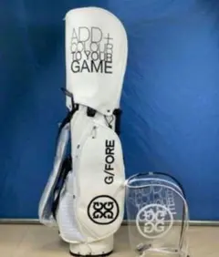 G/FOREジーフォア ゴルフバッグ キャディバッグ ホワイト