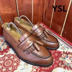 YVESSAN LAURENT タッセルローファー　ブラウン　24.5EEE