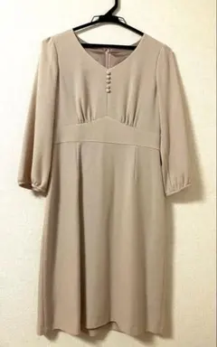 SunaUna 七分袖ワンピース　ピンク色　(36)