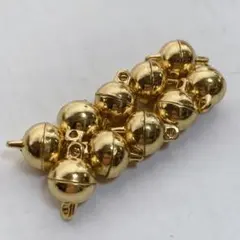 cs445/SALE！パーツ◇マグネットクラスプ　ゴールド　10個