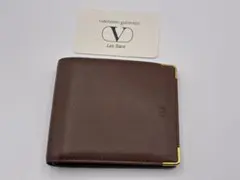 【極美品】Valentino Garavani 二つ折り財布 ブラウンのサムネイル