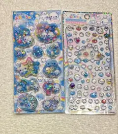 カミオジャパン　あわわちゃん　スパンコールパーティー　ジュエルプチドロップシール