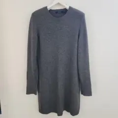 ラルフローレン ニット ワンピース グレー