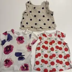 ベビー服 夏 半袖Tシャツ 3枚セットのサムネイル