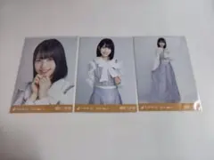 乃木坂46 【増田三莉音】 ビッグボウタイブラウス 生写真 ３種コンプ