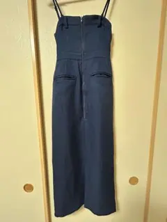 ネイビー サロペット