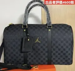 JORDAN BRAND MONOGRAM DUFFLE BAG BLACK