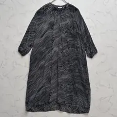 XL マリメッコ Lauga Nakki 定価5万 ストライプ ワンピース 40のサムネイル