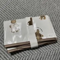 ジェラートピケ くまさん柄のおむつ替えシート