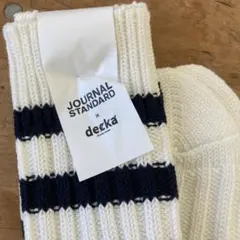 JOURNAL STANDARD x decka ボーダー柄ソックス