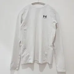 UNDER ARMOUR アンダーシャツ 長袖 ホワイト XXL - メルカリ